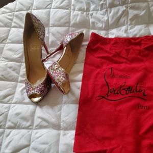 Christian Louboutin Demi You Glitter Pumps